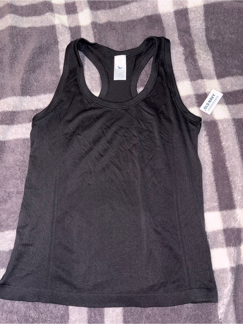 Old Navy Black Racerback Athletic Tank